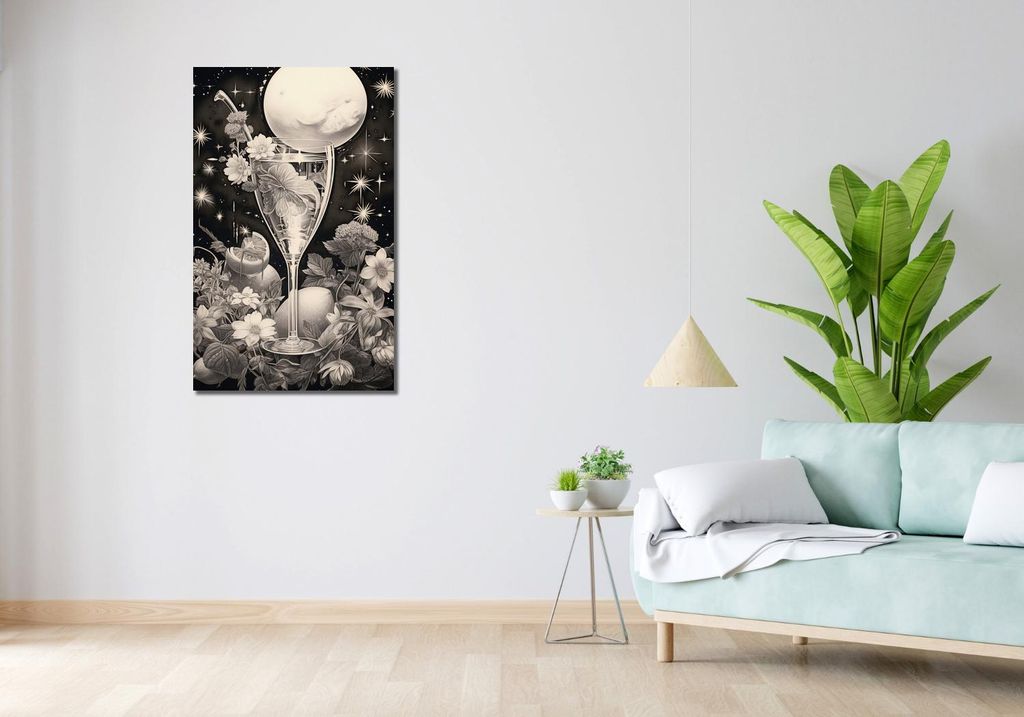 Bild 60x100cm Kosmischer Elixier