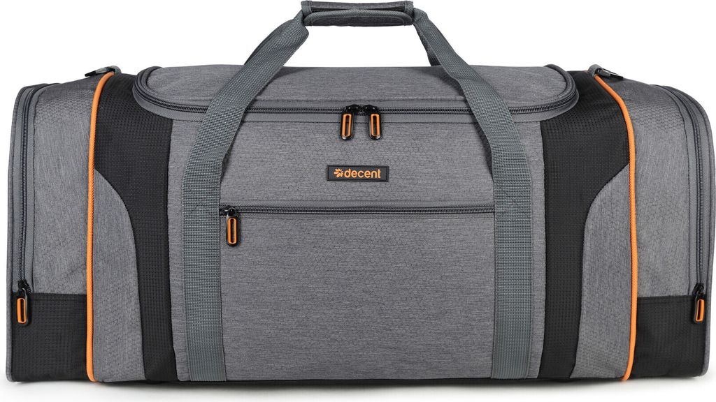 Flexplus Wochenendtasche Grau/Orange 70X32X34 CM