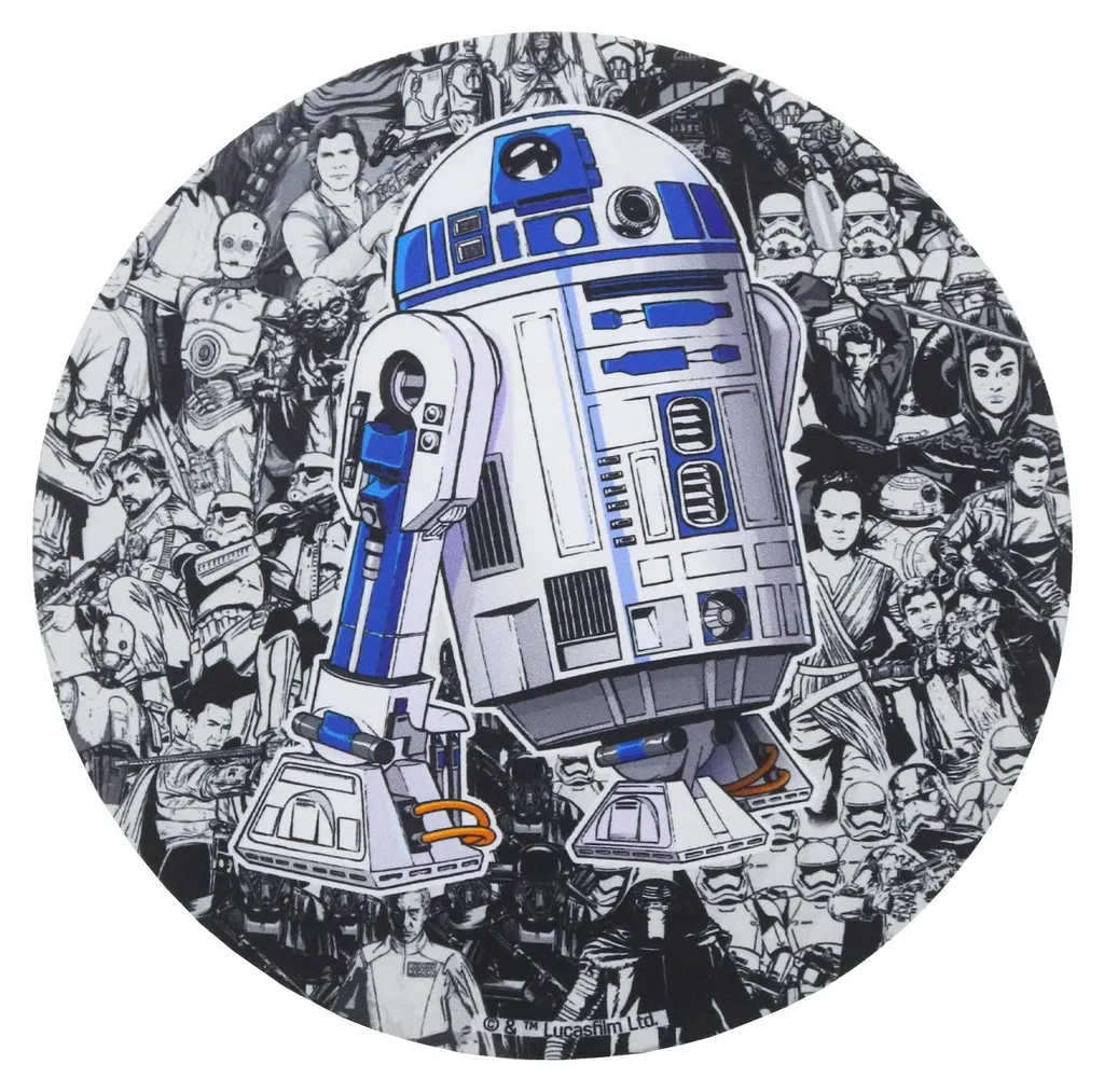 Cadeau Star Wars Tapis de souris rond R2-D2 pour fans et bureaux