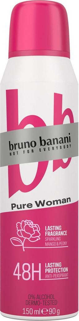 Bruno Banani déodorant en spray Pure Woman Mangue Pivoine Image du produit 