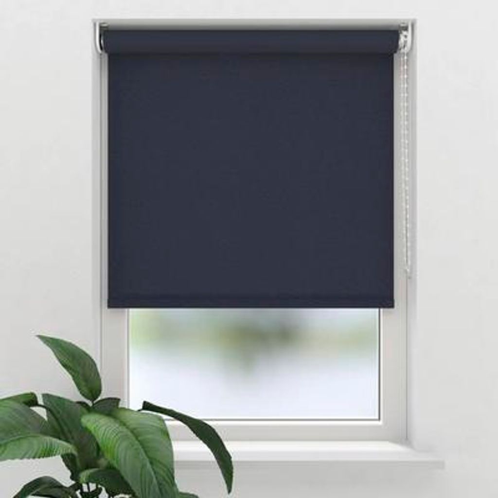 SOLUNA Verdunkelungsrollo V23 denim blau 60x190 cm inkl. Klemmträger
