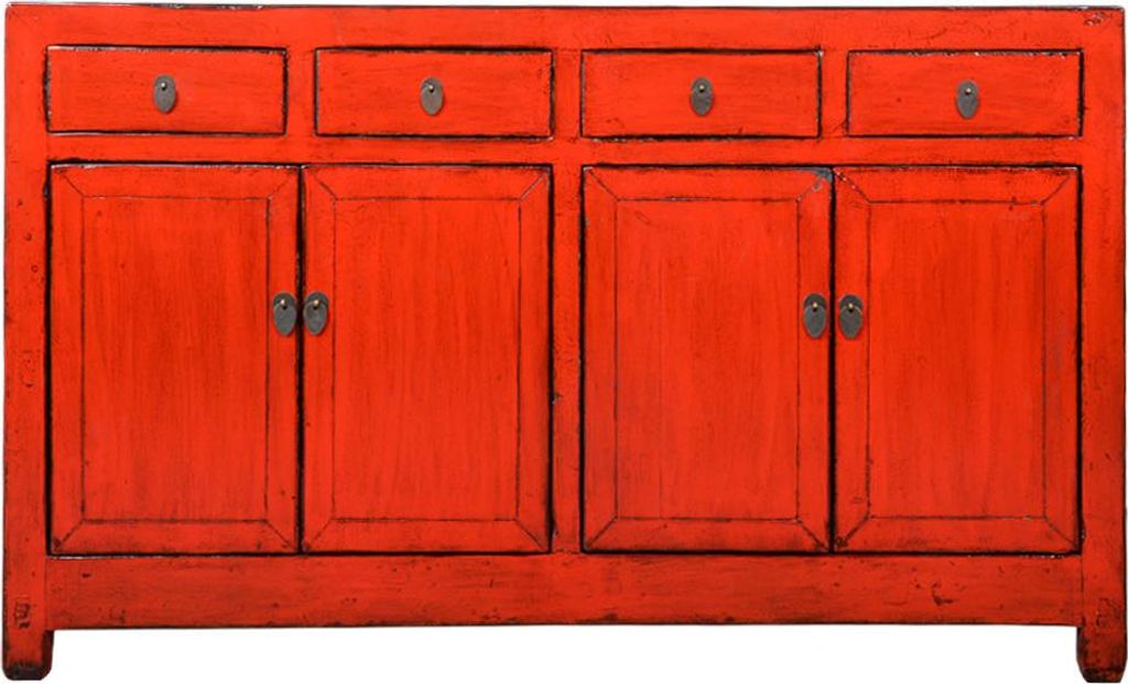 Fine Asianliving Chinesische Kommode chinesisches Sideboard chinesischer Schränke China Möbel Schrank Orientalischer Asiatischer 153x90x40