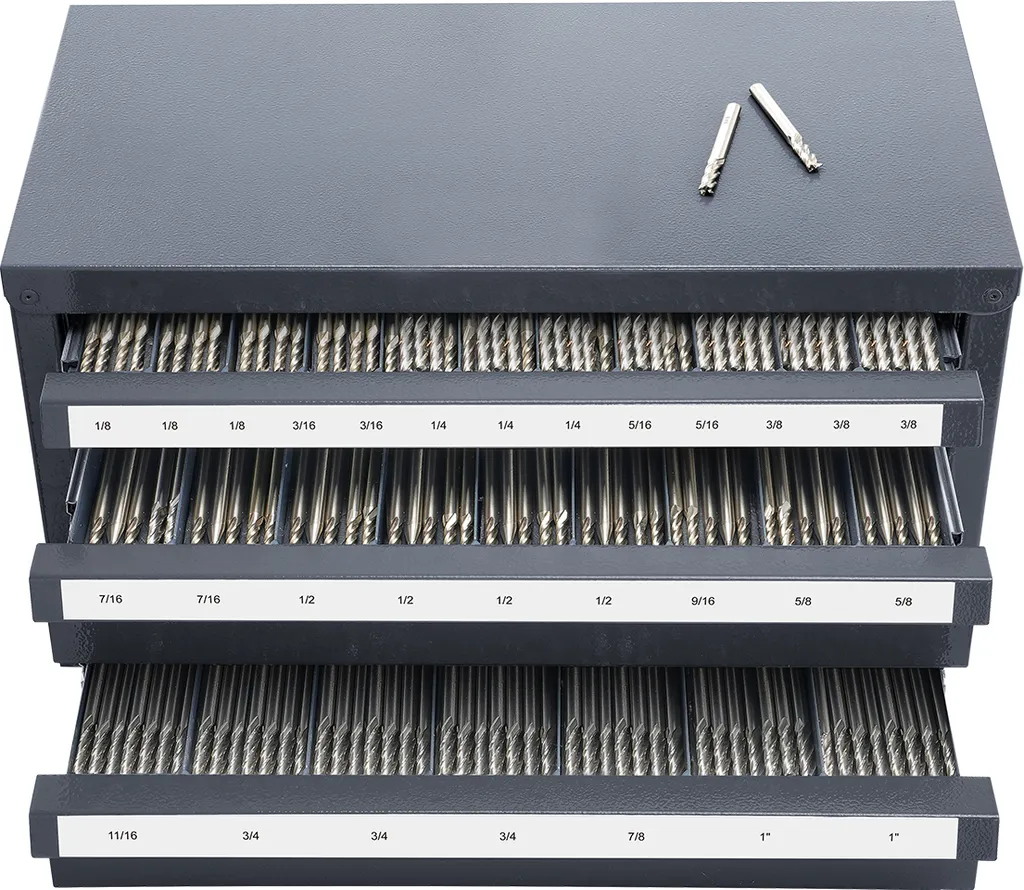 SucceBuy Armoire de Rangement pour Fraises d'Extrémité 1/8 à 1 Pouce