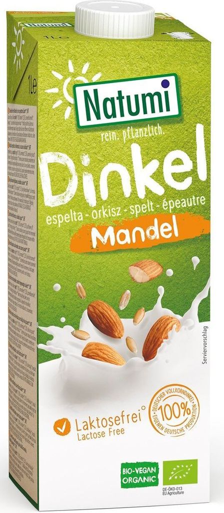 Špaldový A Mandľový Nápoj Bez Pridaných Cukrov1L - Natumi Obrázok produktu