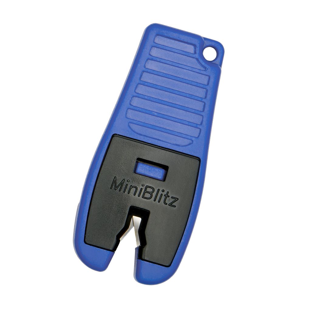 BLITZSCHÄRFER Miniblitz Messerschärfer Messerschleifer manuell tragbar