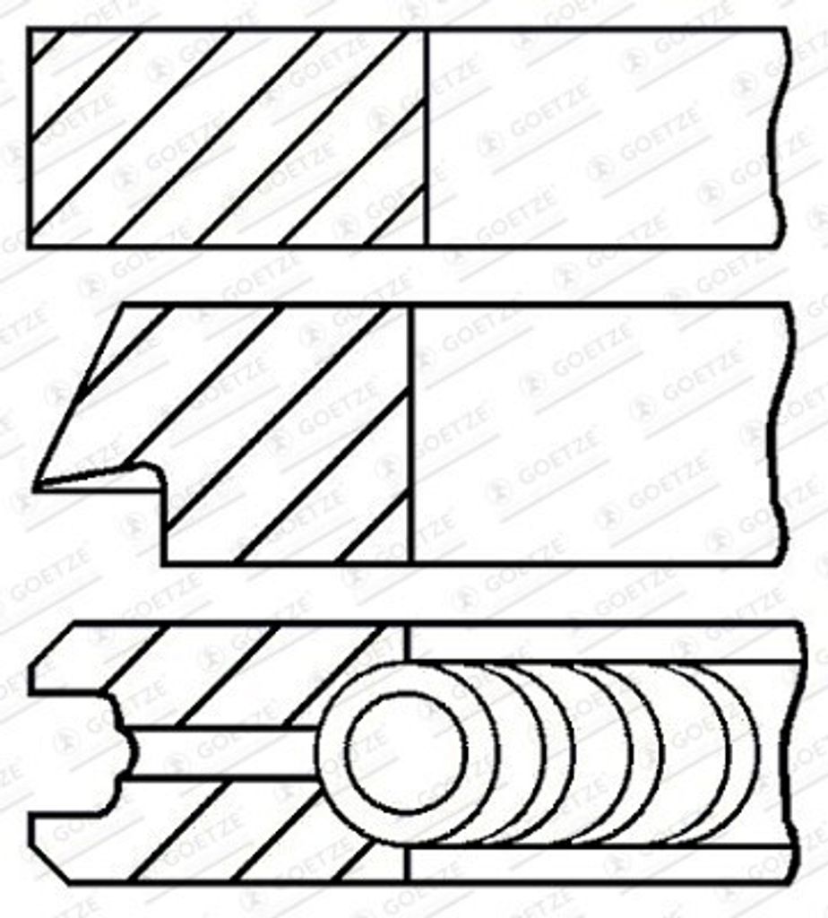 Kolbenringsatz GOETZE 08-114400-55