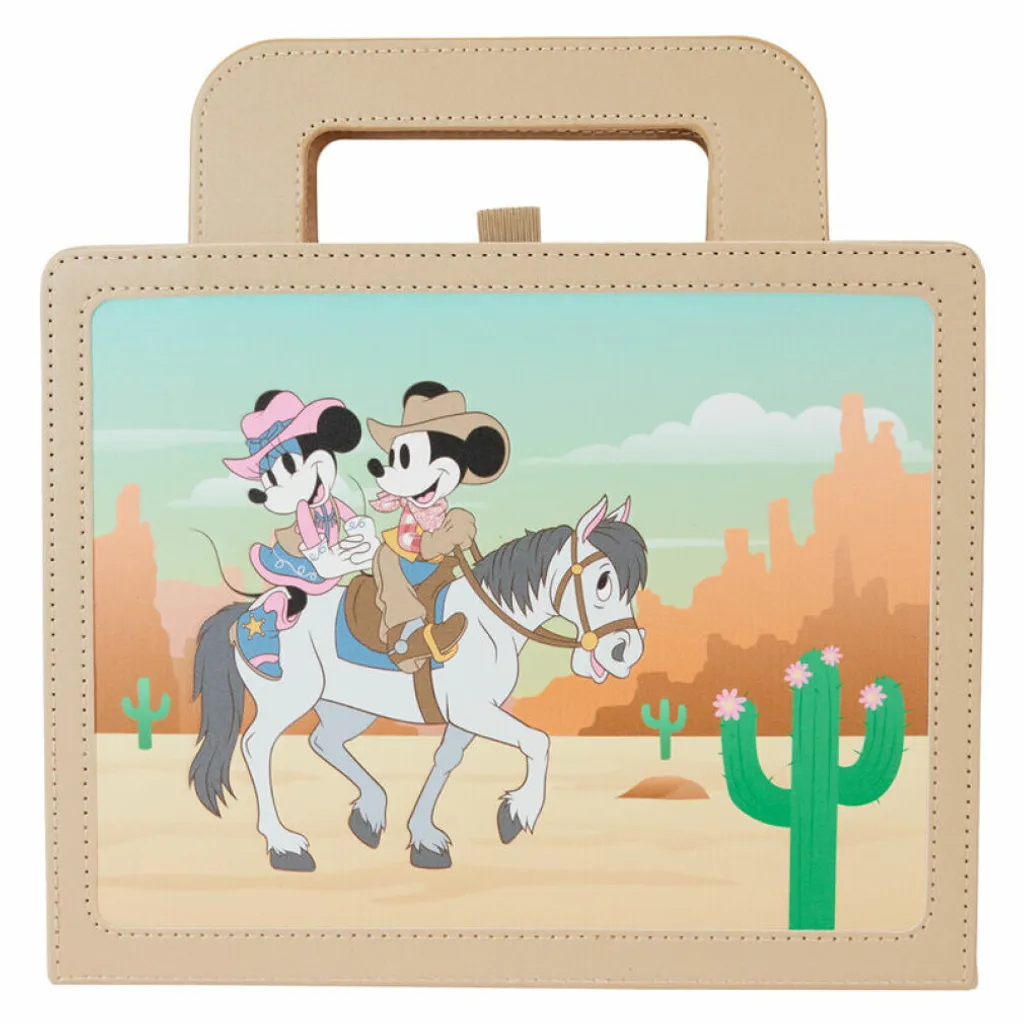 Carnet Loungefly Disney Mickey Minnie Western Premium pour Collectionneur