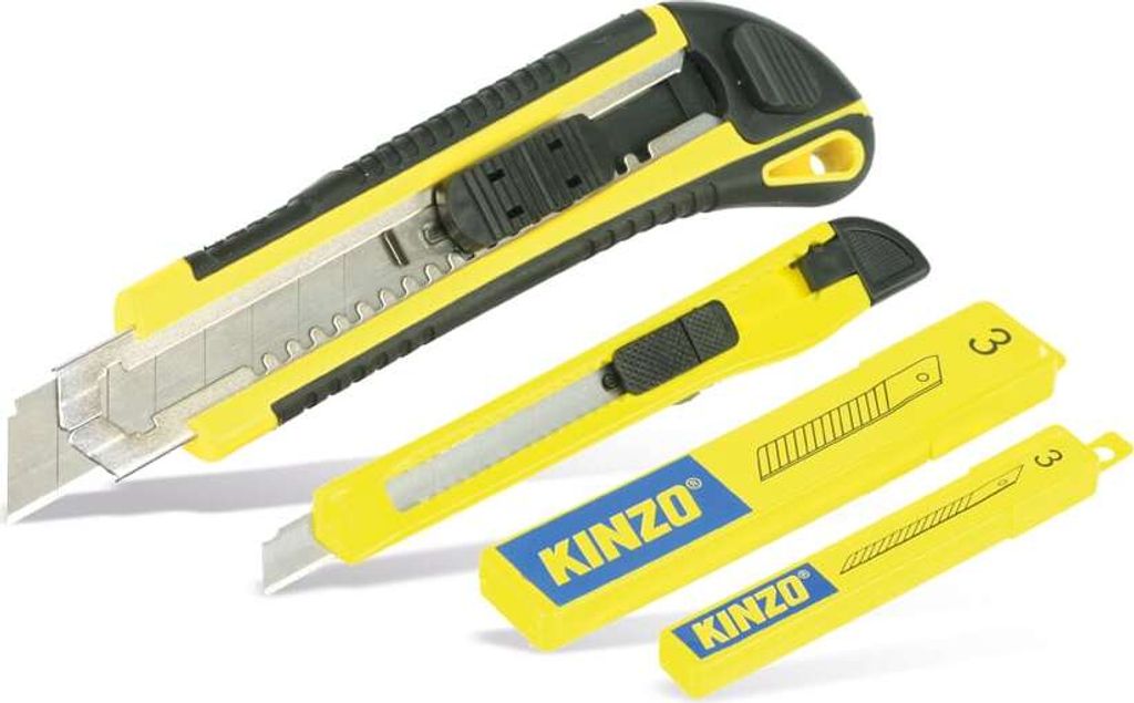 KINZO 871125279384 - Hobby-Messer Set - Gelb