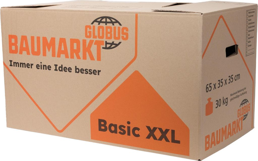 Globus Umzugskarton Basic XXL Innenmaß: 65 x 35 x 35 cm Produktbild 