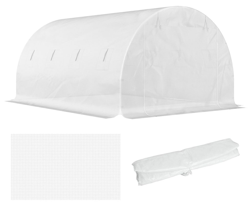 Outsunny Gewächshausfolie 3 x 4 m, wasserdicht Produktbild 
