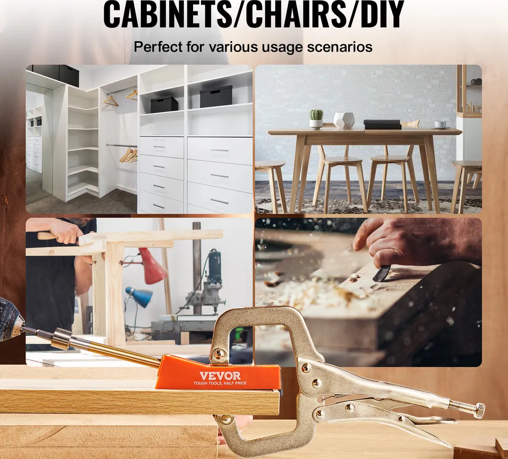 VEVOR Kit Dima Fori Tascabili 50 Pezzi: Velocità e Precisione Legno - 6