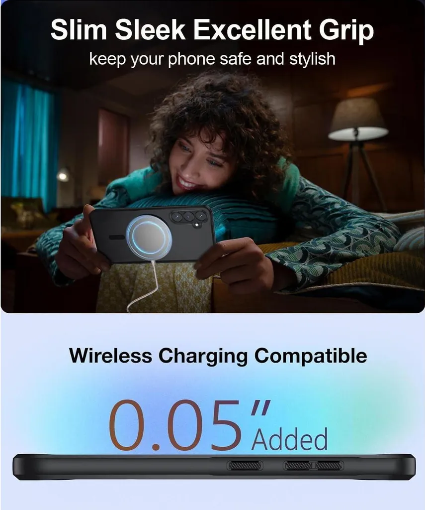 Samsung Galaxy S21 FE 5G Custodia con Magsafe Magnetic Nero - 3