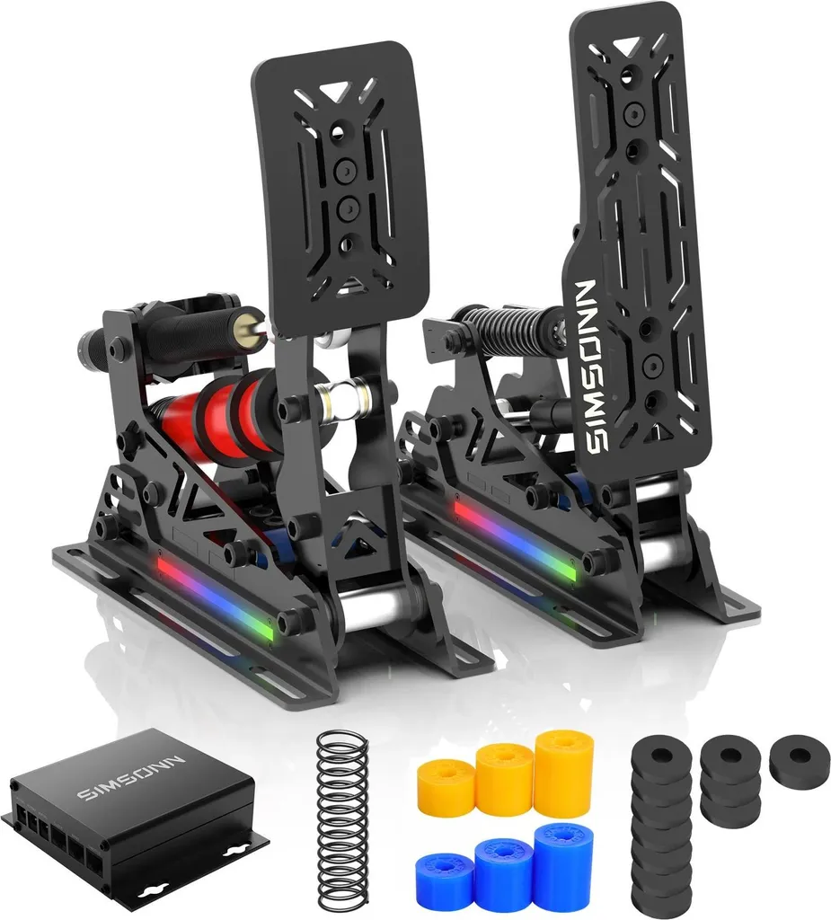 Pédales Pro X Ultra P2-H2 à Capteur de Pression et Vibrations Haptiques