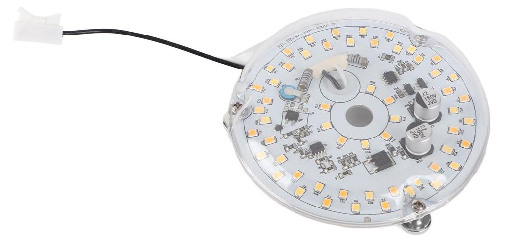 Plafonnier avec ventilateur à LED de 3,93 pouces, 120 V CA, Image du produit 