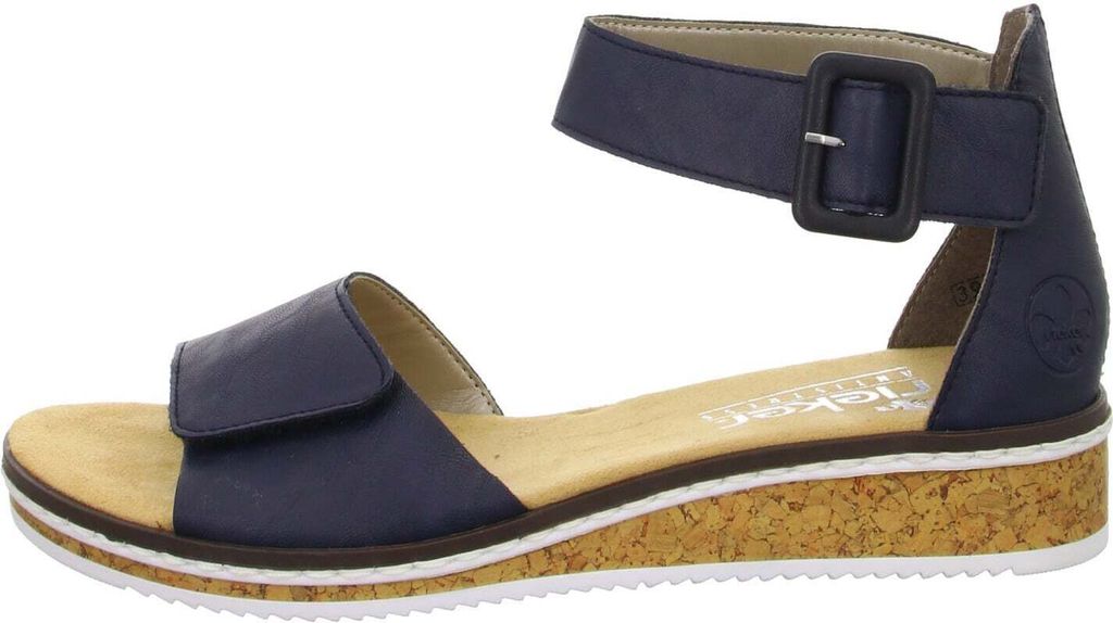 Rieker Damen Sandalen geschlossene Ferse Klettverschluss Produktbild 10