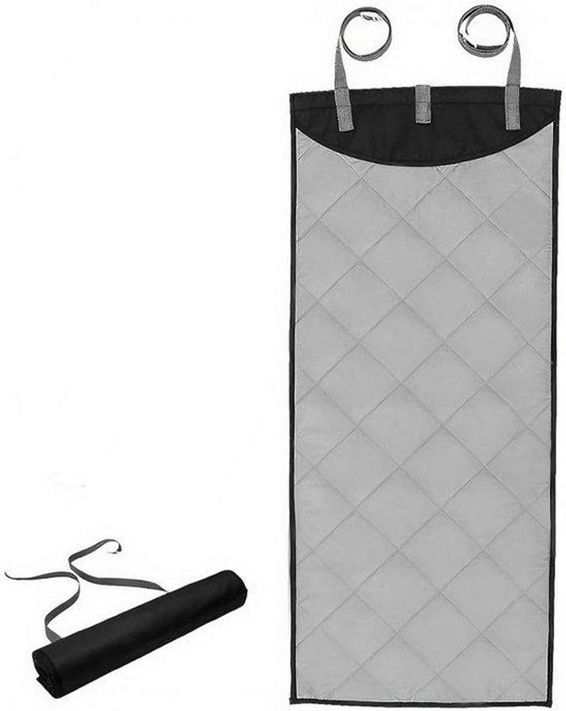 Vertikale strijkmat voor thuis en op reis, 45 x 19 inch, hittebestendig, draagbaar strijkijzer en strijkplank