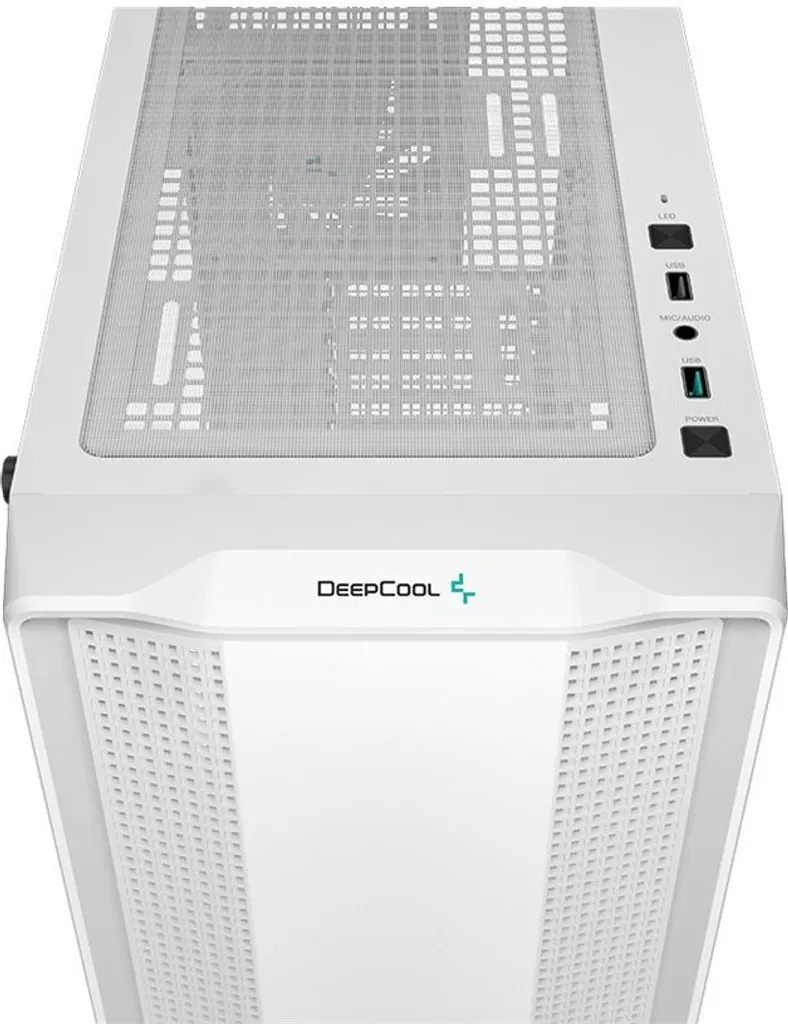 Boîtier PC DeepCool CC560 WH V2 Blanc : Idéal pour Setup Gaming ATX Pro - 13