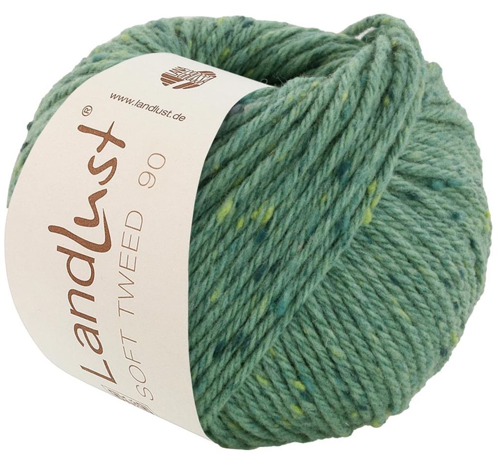 Lana Grossa - Landlust Soft Tweed 90 0027 jade meliert Produktbild 