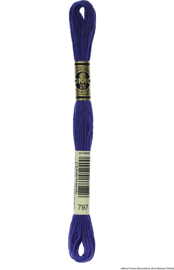 DMC Stickgarn Mouline Special 117MC -797, 6-fädig, 8m
