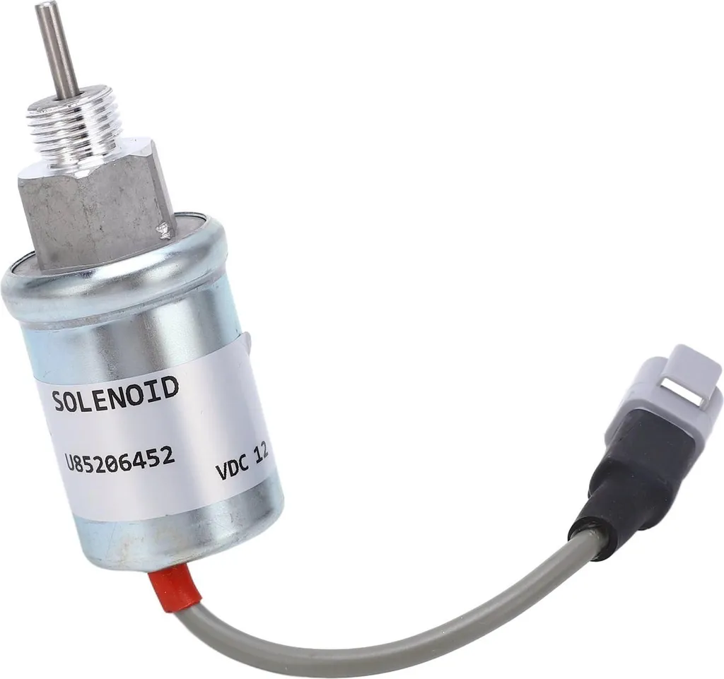 Solénoïde d'arrêt moteur 12V 185206452 compatible Perkins série 400D - 2