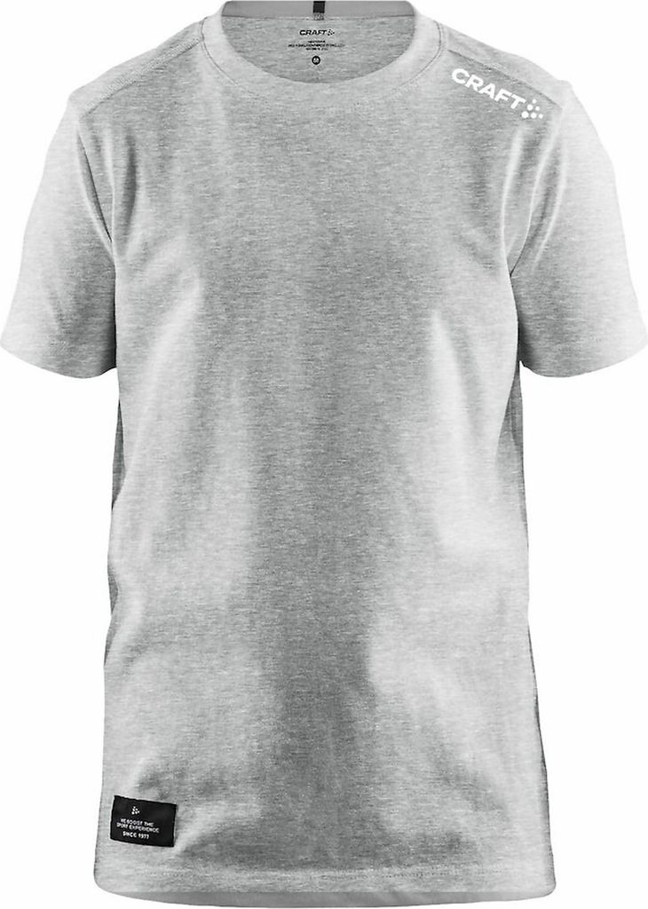 CRAFT Community Mix SS Tee JR Grey Melange 122/128