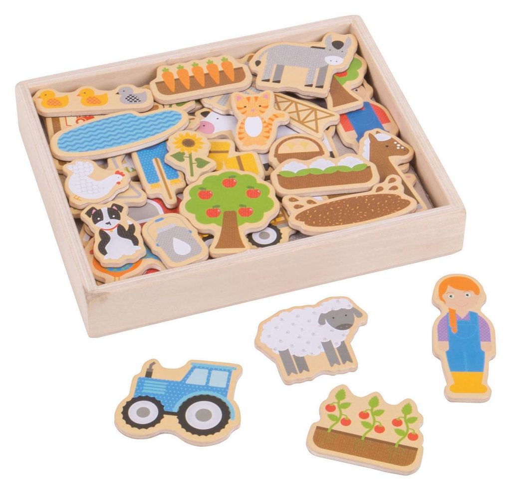 Bigjigs Toys Magnete Bauernhof Produktbild 