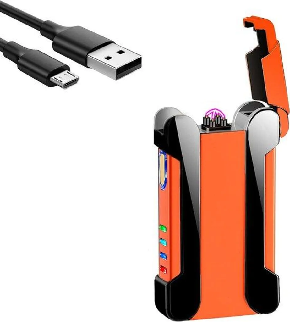 Perceuse double polyvalente orange USB pour montage de meubles et déco