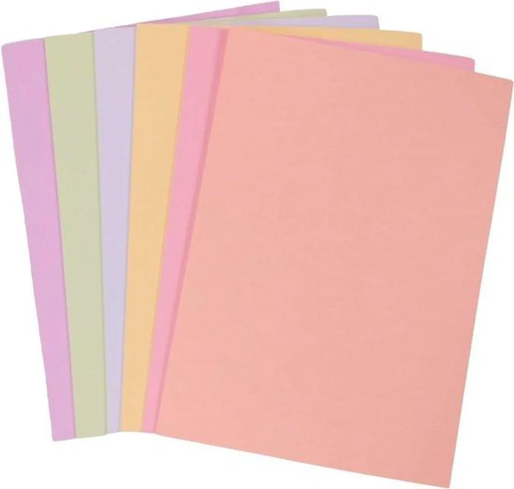 Papier cartonné A4 coloré 160g - 50 feuilles pour imprimante et copie