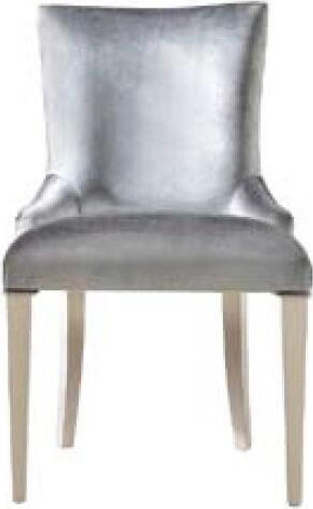 Esszimmerstuhl Stuhl Sessel Sitzer Esszimmer Stühle Holz Modern Luxus Silber