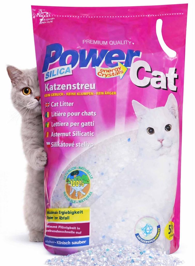 6 x 5 l = 30L POWER CAT MAGIC SILIKAT KATZENSTREU-POWERCAT Produktbild 