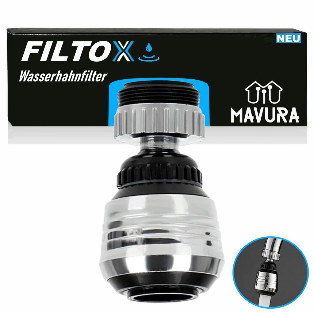 FILTOX Wassersparer Wasserhahnaufsatz Strahlregler Produktbild 