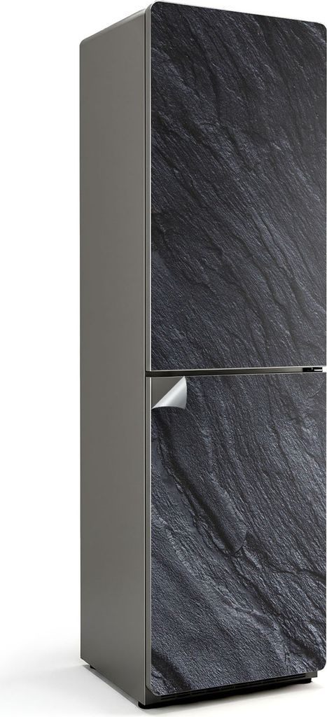 Lochblechmuster – Kühlschrank Aufkleber – Klebefolie Kühlschrank – Kühlschrank Nachbildung – Kühlschrankfolie selbstklebend – Küchen...