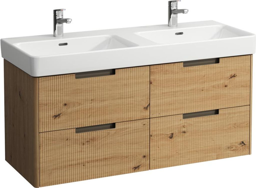 LAUFEN Juna Waschtischunterbau, 4 Schubladen, inklusive Ordnungssystem, zu H814966, 1168x446x515mm, H4115441092671