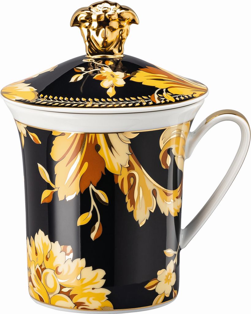 Kubek Rosenthal Versace z pokrywką 9,8 cm 30 lat Zdjęcie produktu 