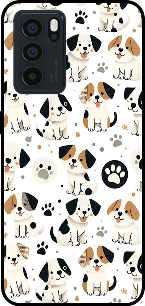 Smartphonica Telefon Fall geeignet für Oppo Reno6 Pro mit Hund drucken - TPU zurück Abdeckung Fall Hund Design