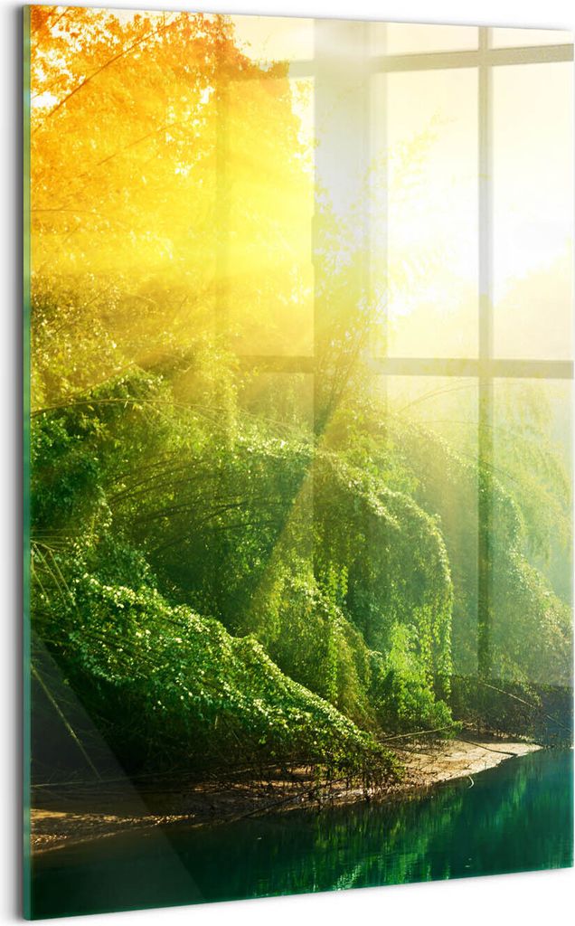 Designer Glasbild - Wandbild - Glas Bild - 40x60 cm - Naturlandschaft