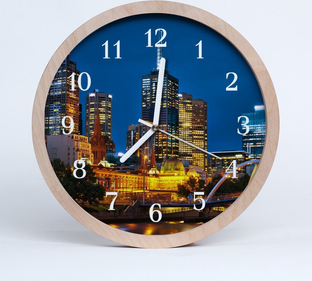 Holzuhr 20fi cm wanduhr - Stadt Stadt