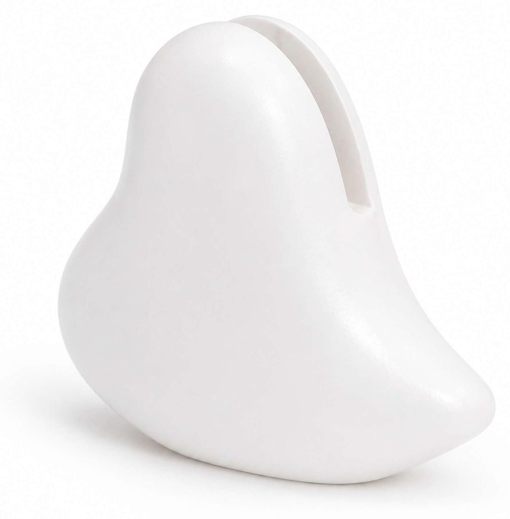 10 Stück Tischkartenhalter Herz weiß 3,6 × 4 cm – kleine Produktbild 