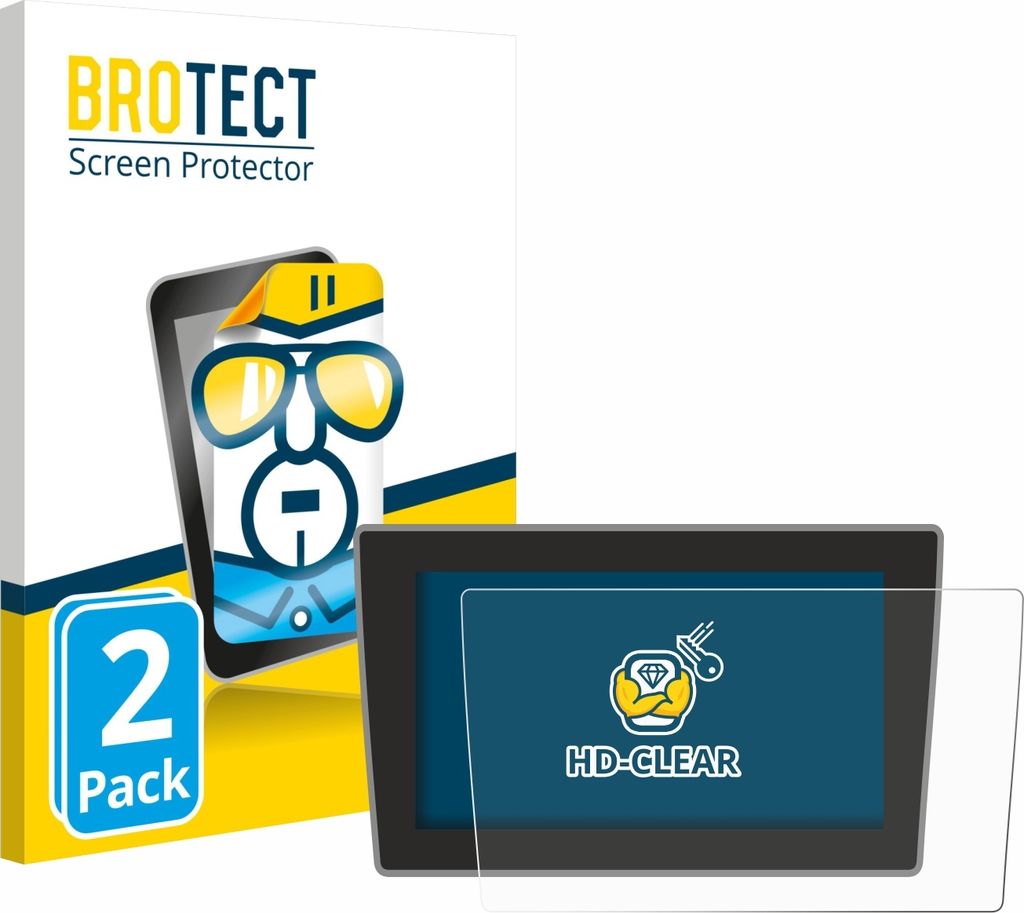 2x Für Volkswagen Arteon Shooting Brake 2021 Discover Pro Schutzfolie BROTECT Displayschutz Display Schutz Folie Klar Transparent