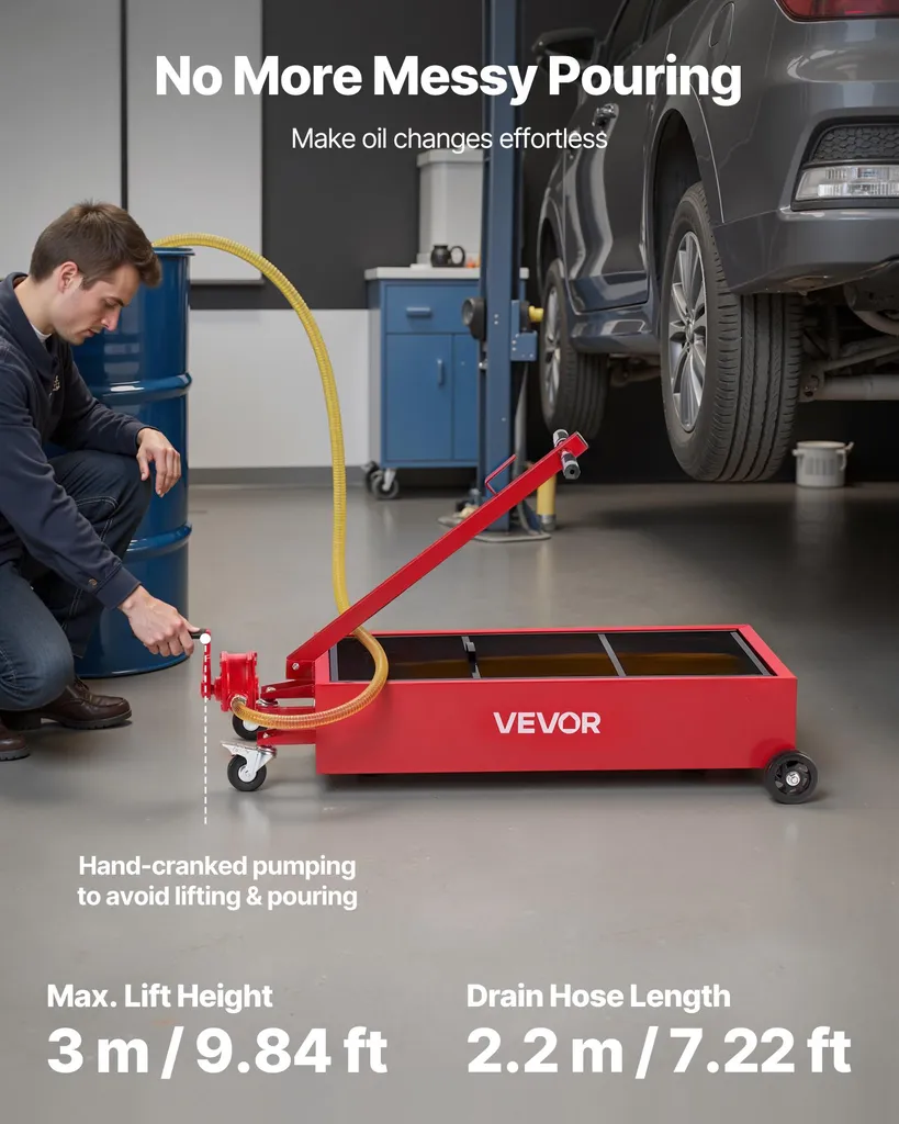Bac de vidange pour camions et SUV 75,7 L, solution de profil bas pro - 2
