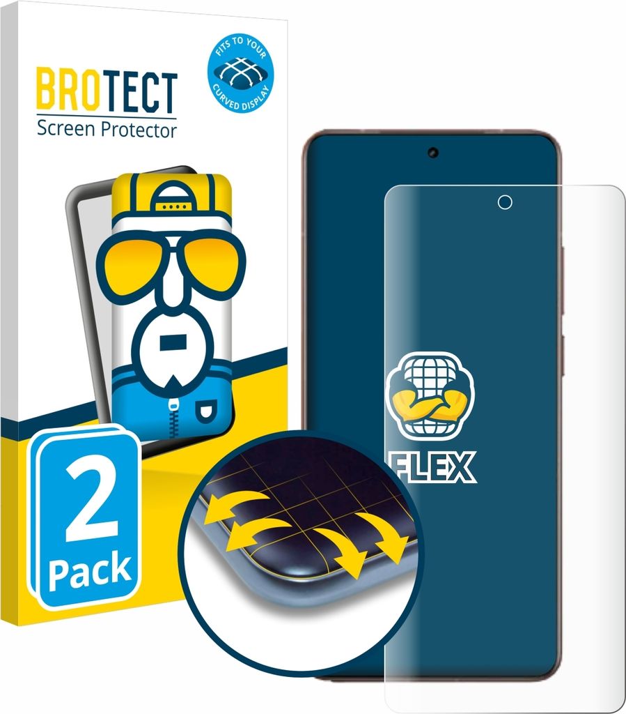 2x BROTECT Fullscreen Schutzfolie für realme GT 7 Pro Produktbild 