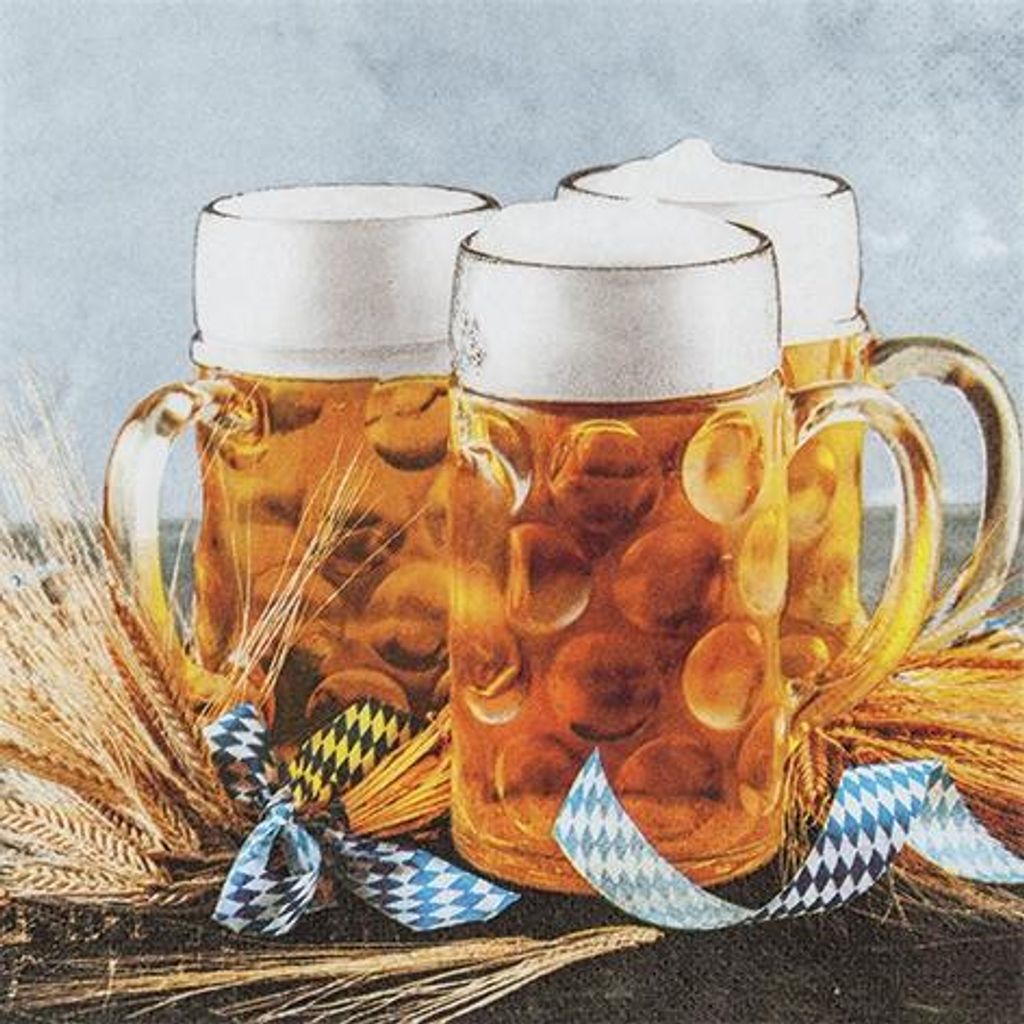 Masskrug - Servietten 33x33 cm