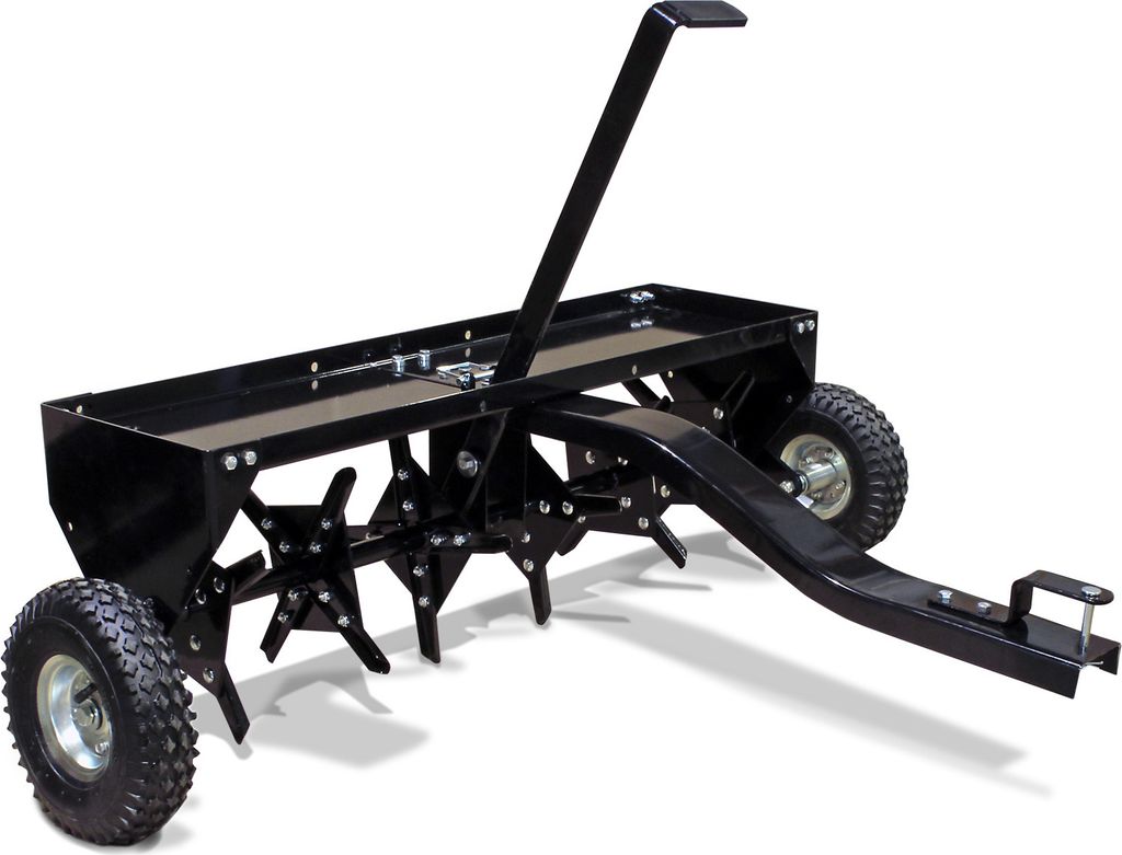 Wiltec Aerifizierer 90 cm für Aufsitzmäher, Rasenlüfter mit Produktbild 
