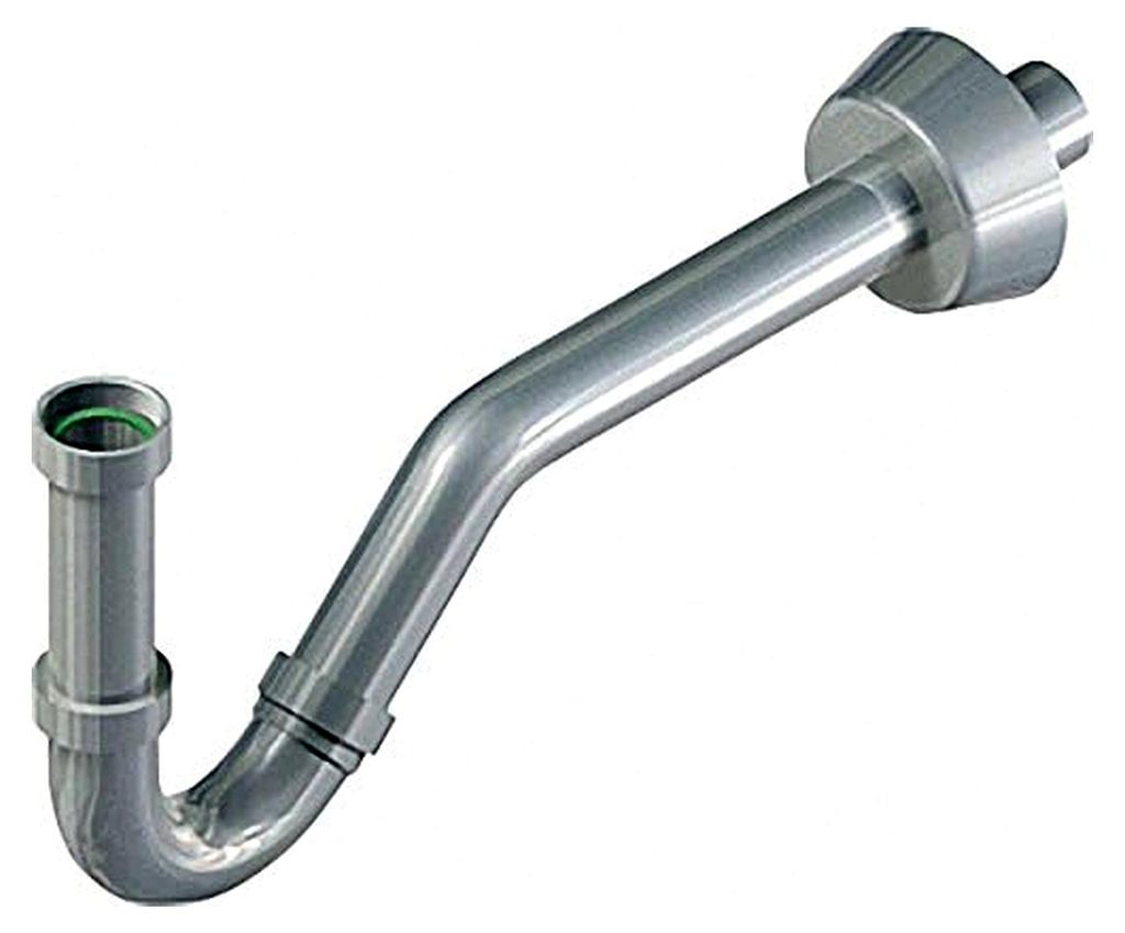 Röhrensiphon Kunststoff verchromt 1 1/4'' DIN-LGA für Bidet DN32