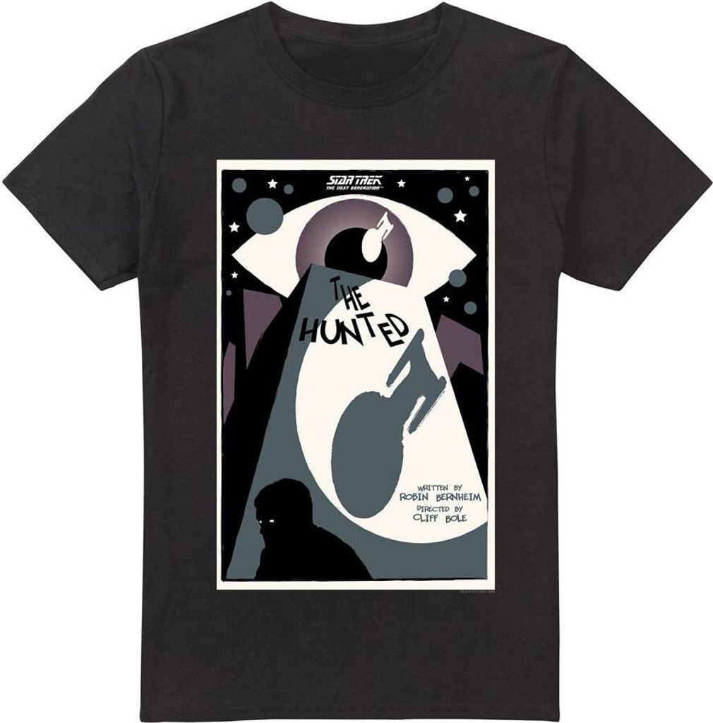 Star Trek - "The Next Generation Season 3 Episode 11" T-Shirt für Herren TV14069 (5XL) (Schwarz)