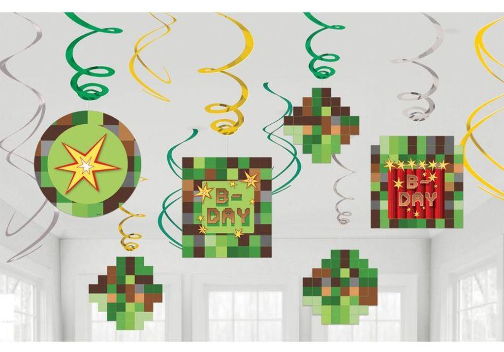 Guirlandes TNT Pixel Party 12 Swirl Image du produit 