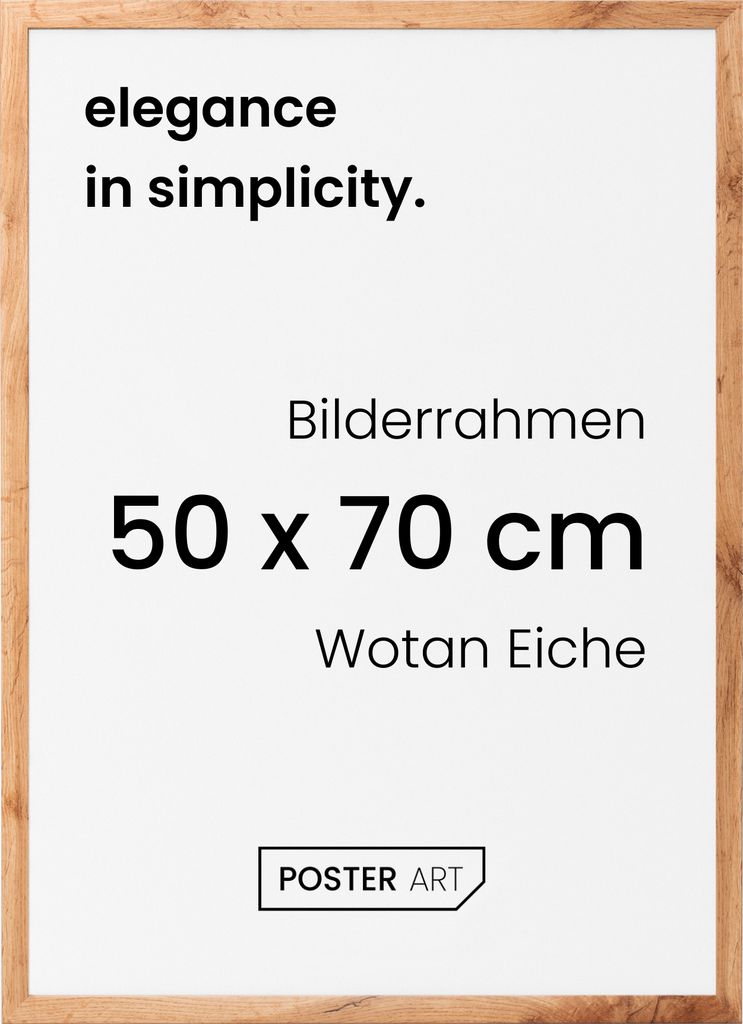 A product image of a picture frame with text overlay.