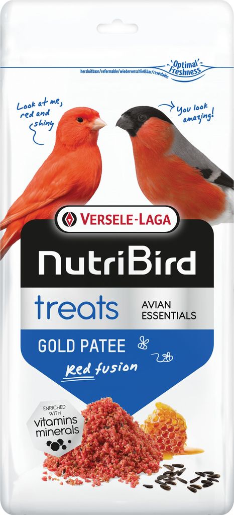 NutriBird Treats Gold Patee Red Fusion - 250 g Produktbild 
