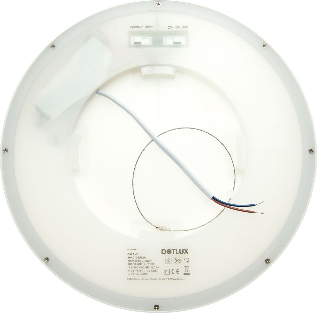 DOTLUX LED-Leuchte GALAXO Ø300 20W COLORselect und Backlight