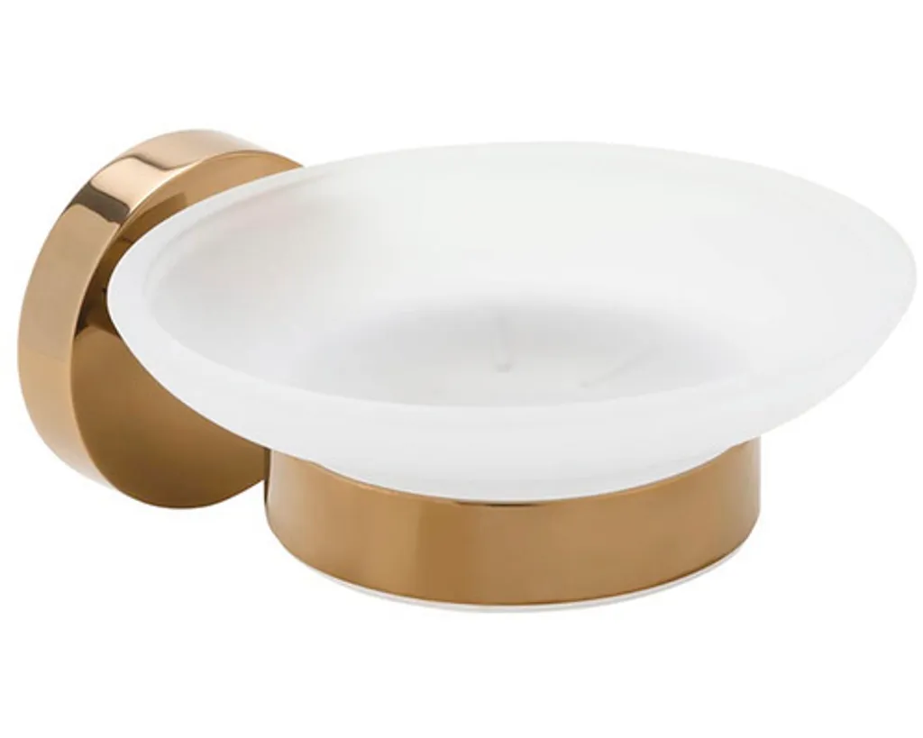 Porte-savon en verre pour lavabo de salle de bain contemporaine